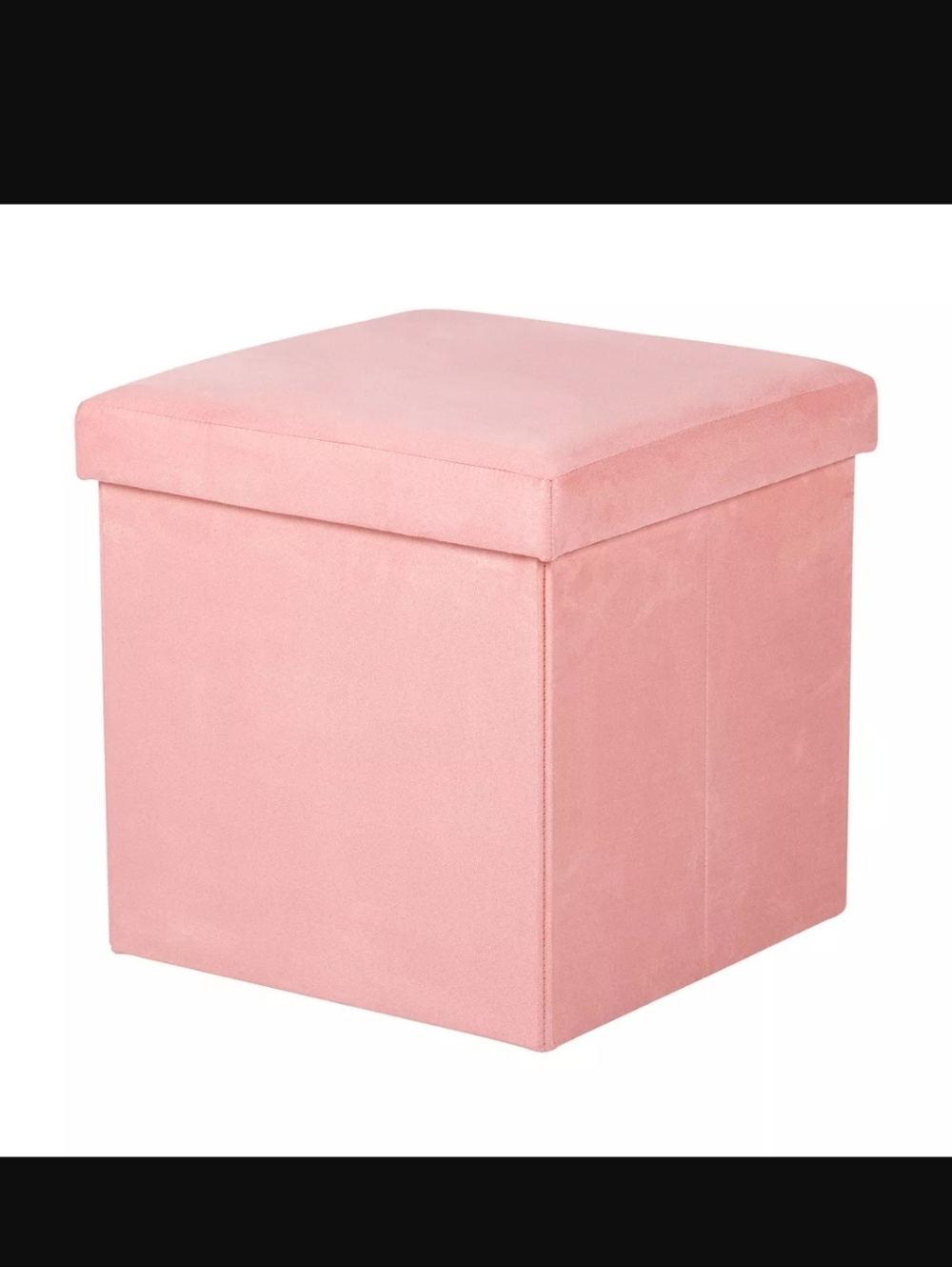 The Big One Pink Storage Ottoman NWOT